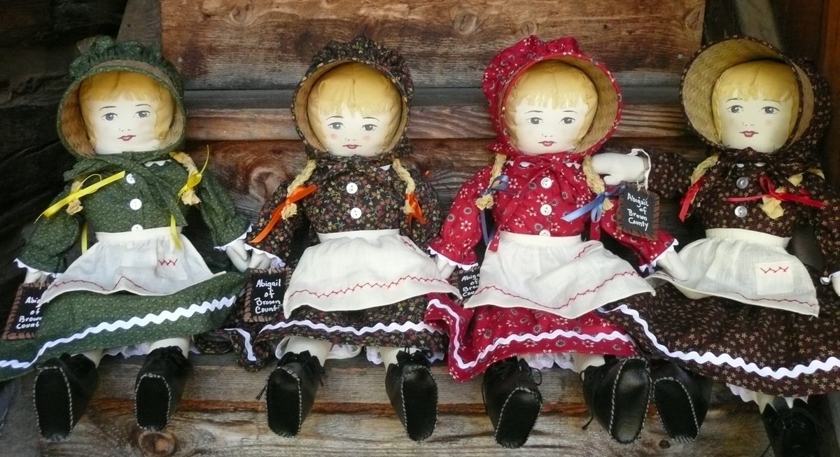 Dolls on Stairs
